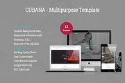 Cubana - Multipurpose Template, a HTML Template by Pichforest Studio (Thumbnail 1 of 5)
