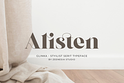 Glinka - A Stylist Serif Font, a Serif Font by zeenesia (Thumbnail 13 of 25)