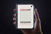 Dual Foldable Phone Screen Mockups, an iPhone Mockup by Luuqas Design (Thumbnail 1 of 4)