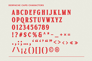 Derpache - Retro Display Font