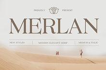 Merlan - Modern Serif Font