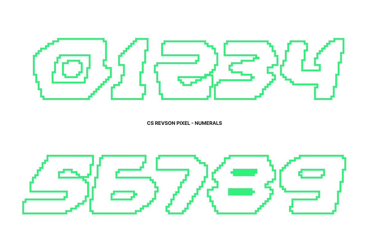 CS Revson Pixel, a Sans Serif Font by Craft Supply Co. (Photo 3 of 8)