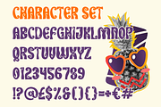 Chromafunk Display Psychedelic Font, a Font by PutraCetol Studio (Thumbnail 5 of 5)