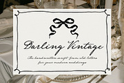 Darling Vintage Handwritten Font, a Script Font by Calamar Studio (Thumbnail 15 of 15)
