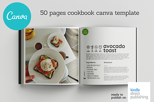 50 Pages Canva Breakfast Template