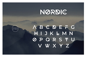 Nordic Scandinavian Alphabet