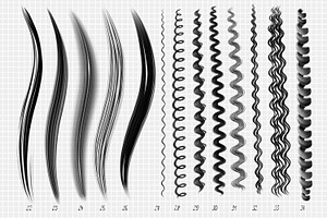 50 Procreate Braids Hair Brushes