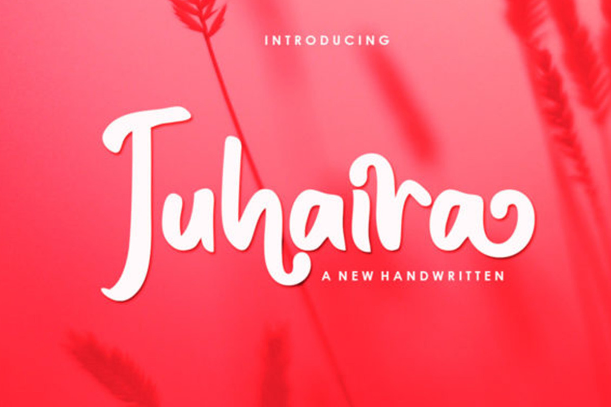 Juhaira, a Script Font by Gatype (Photo 1 of 5)
