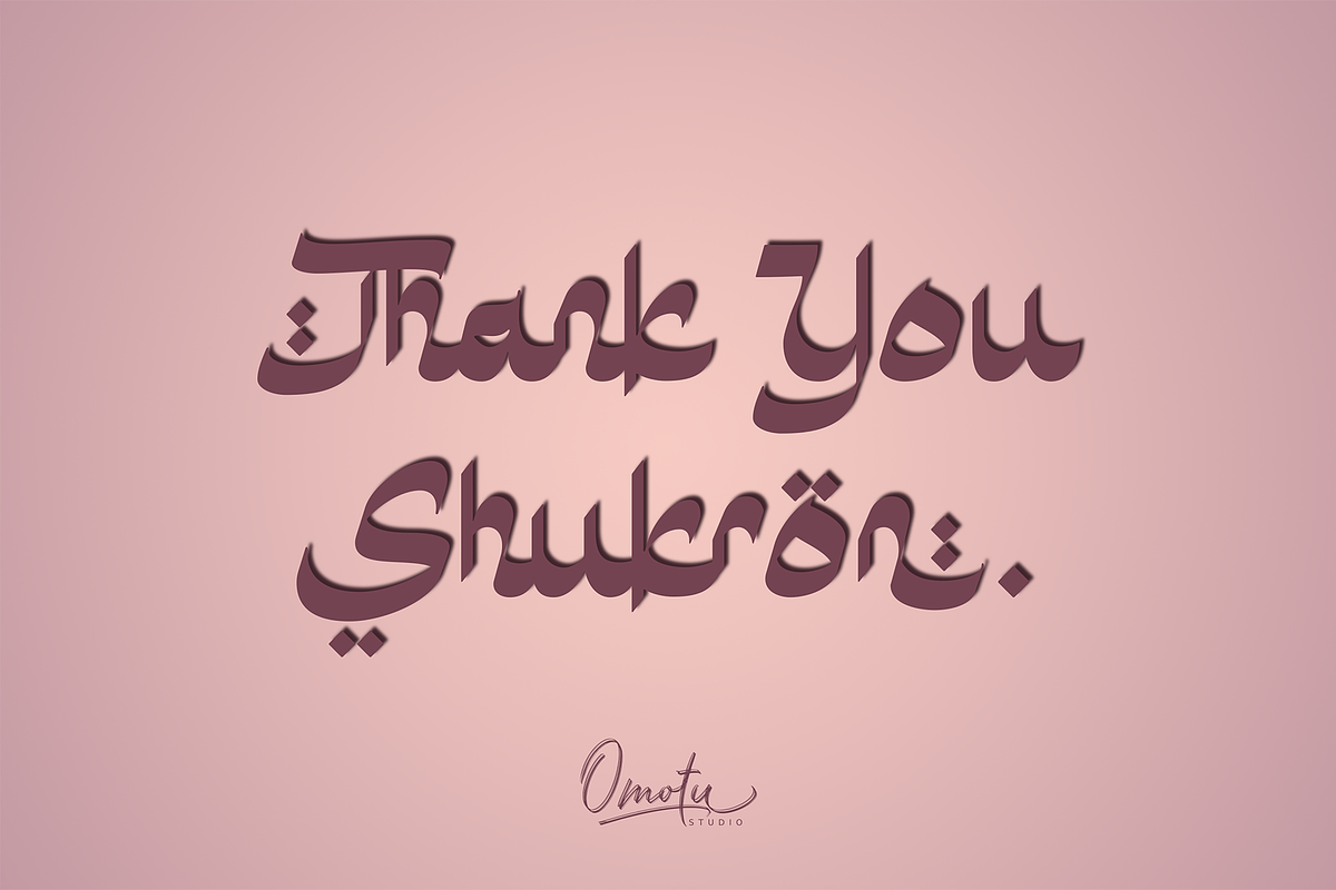 Marhaban Ramadhan, a Font by Omotu Studio (Photo 14 of 14)