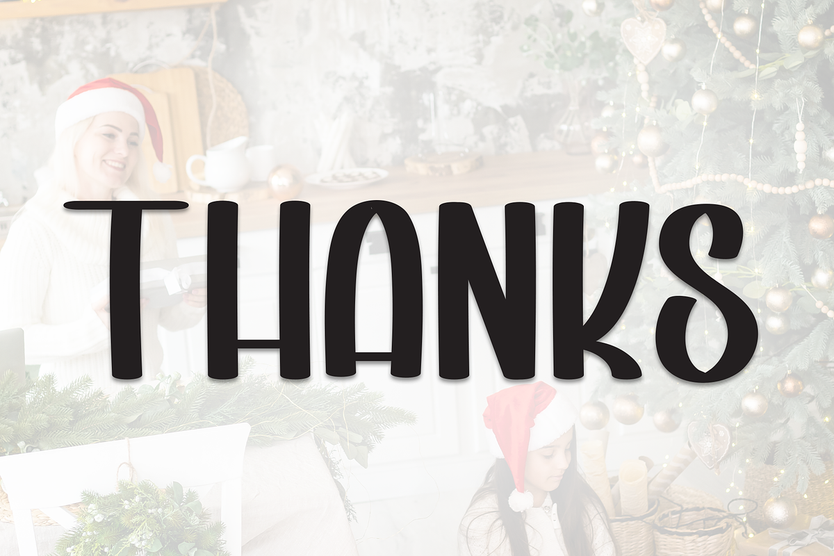 Home Santa | Script Font, a Script Font by Scratchones (Photo 8 of 8)