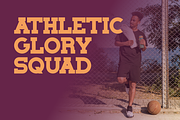 Sport Scholars - Athletic Font, a Serif Font by Helotype (Thumbnail 7 of 8)