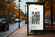 Bus Stop Poster Mockup, an Advertising Mockup by dpi (Thumbnail 11 of 12)