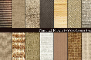 Natural Fibers burlap, linen, woven, a Texture Graphic by Yellow Lemon Studios