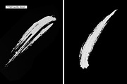 White Spray Brush Stroke Overlays, a Texture Graphic by Partikusi Design (Thumbnail 2 of 3)