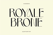 Royale Brone Elegant Serif Font, a Sans Serif Font by suhadidesign (Thumbnail 1 of 10)