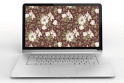 Set Seamless Flowers Dogrose Pattern, a Pattern Graphic by Vintage (Thumbnail 8 of 8)