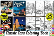 200 Classic Car Coloring Pages, a Graphic by shopcosm (Thumbnail 1 of 2)