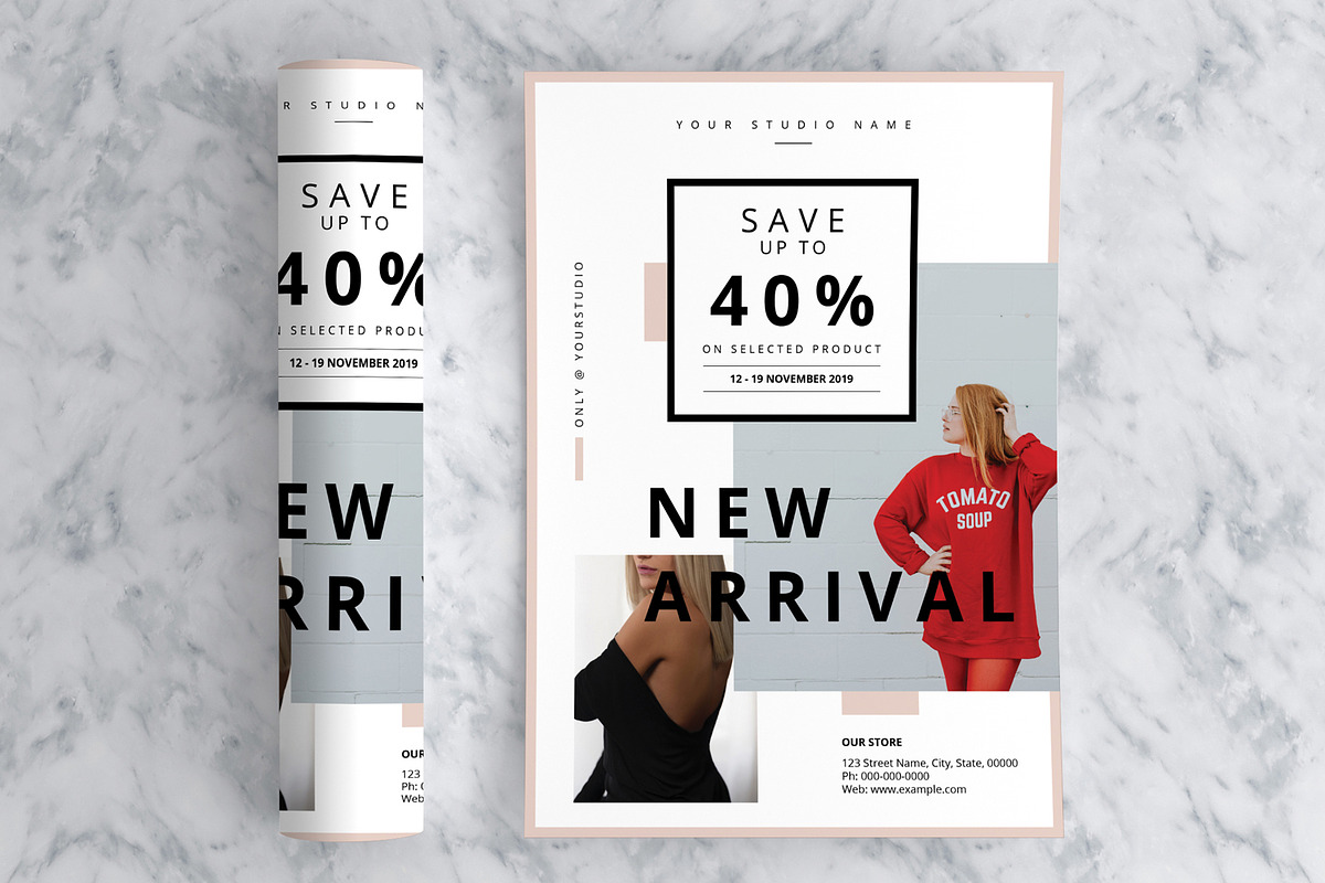 Multipurpose Sale Flyer Template, a Flyer Template by SmmrDesign (Photo 3 of 7)