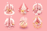 Christmas Scene Creator, a Decorative Illustration by Mockups & Illustrations (Thumbnail 5 of 16)
