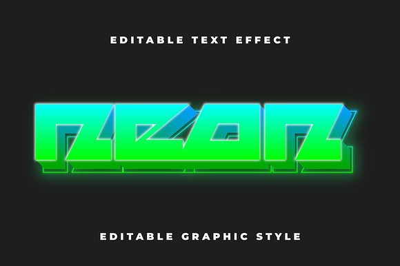 Futuristic Neon Text Effect preview 4