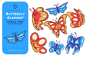 Butterfly Element - Doodle Pack