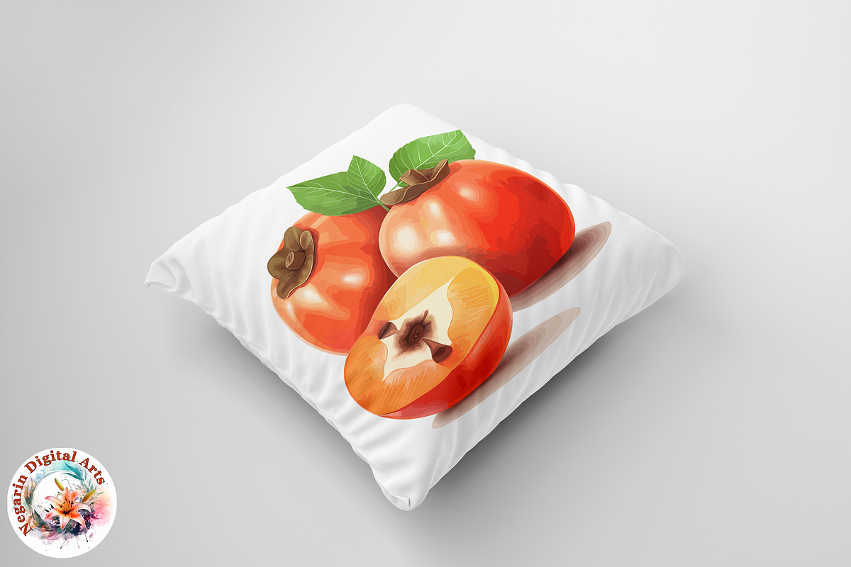 Watercolor Summer Hawaiian Fruits, an Object Graphic by Negarin Digital Art (Photo 5 of 9)