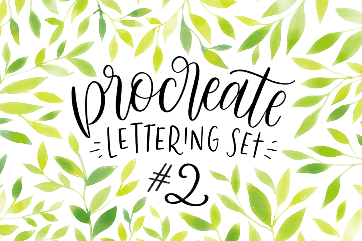Procreate Lettering Brushes Set #2, a Brush Add-On by Ray of Light Design (Photo 1 of 3)