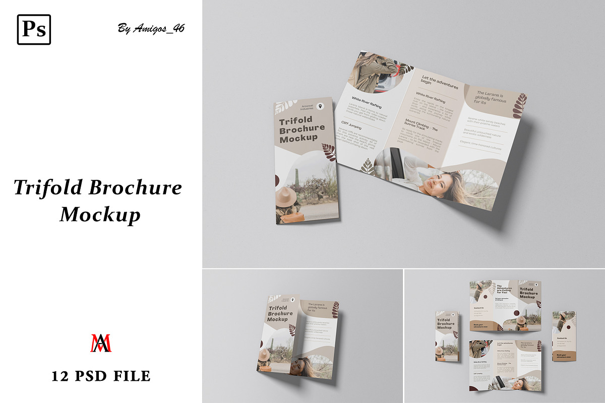 Trifold Brochure Mockup, a Brochure Template by Amigos__46 (Photo 1 of 14)