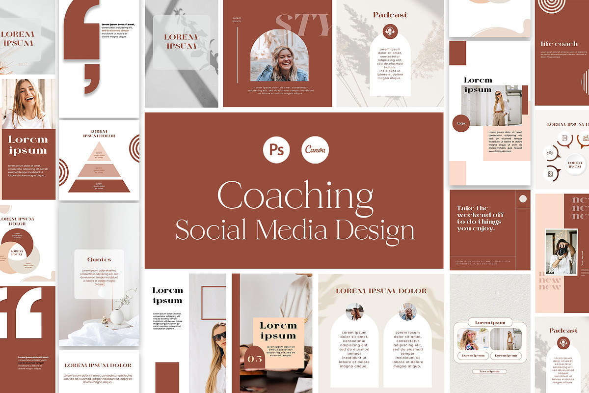 Social Media Template | For Coaching, a Social Media Template by Artemis-products (Photo 1 of 4)
