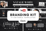 YouTube Branding Kit For Canva, a Social Media Template by OniriqveDesigns (Thumbnail 1 of 10)