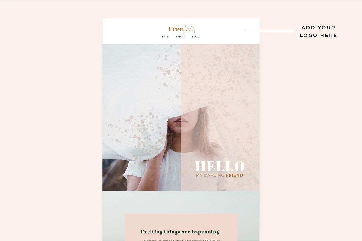 Free Fall Flodesk Email Template, an Email Template by The Blog Stop (Photo 2 of 2)