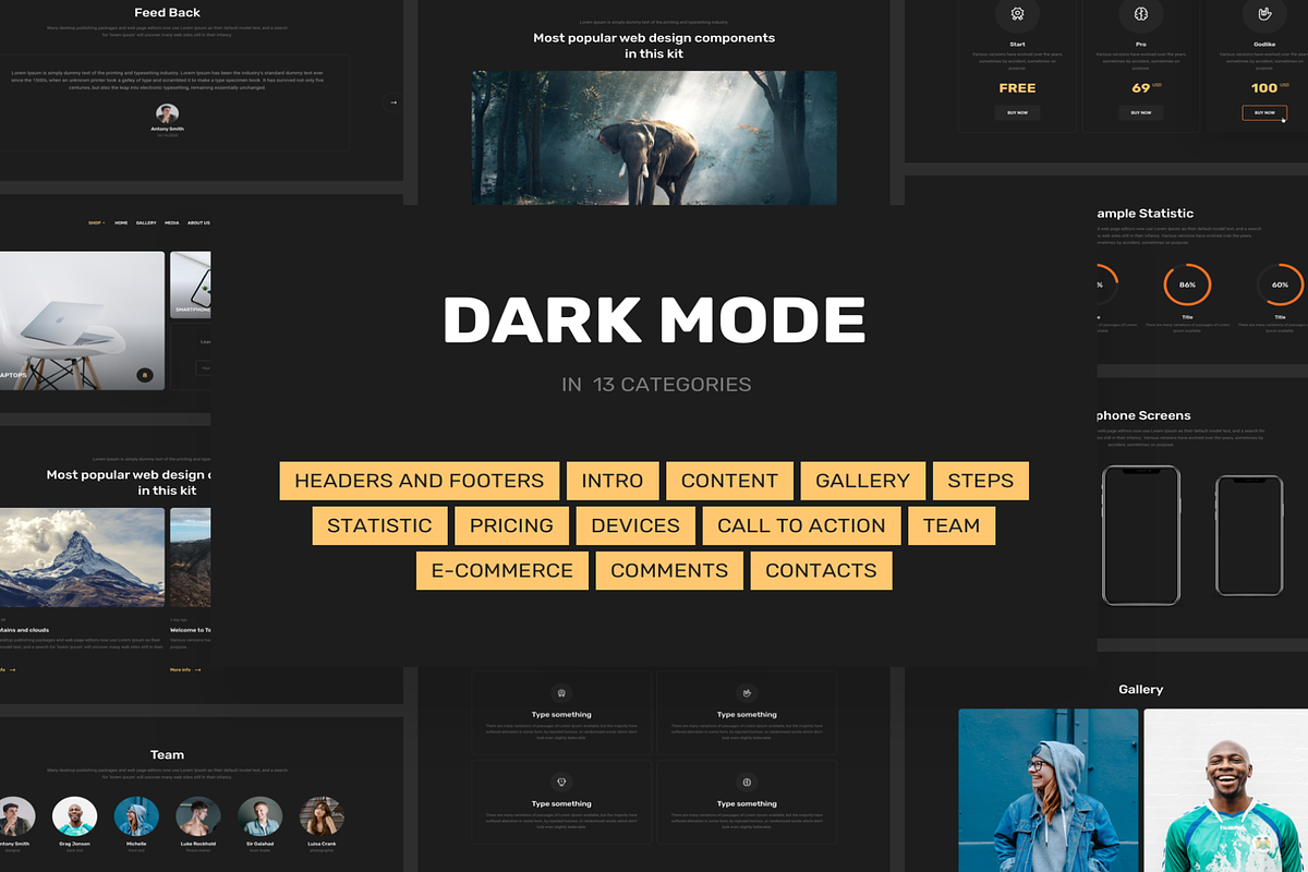 Pages Building Kit, an UI Kit Template by Lumina_ui_ux202 (Photo 4 of 8)