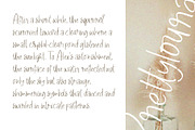 Prettyloura Handwritten Font, a Font by Jaruka (Thumbnail 2 of 6)