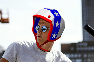 Motorbike Helmet - 3d papercraft, a Print Template by PAPER amaze