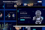 Artificial Intelligence Techno, a Presentation Template by MtvtdArt (Thumbnail 1 of 6)