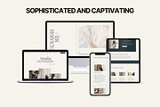 AMALIA Canva landing page, a Landing Page Template by Studio Suvelle (Thumbnail 2 of 8)