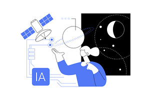 Quantum Sensors in Astronomy, a Technology Illustration by Visual Generation