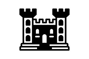 Castle london solid icon, a Solid Icon by Creative priyanka