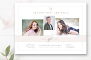 Senior Mini Session Marketing Board, a Flyer Template by By Stephanie Design (Thumbnail 3 of 4)