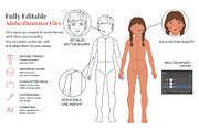 Kids Fashion Croquis Bundle, a Person Illustration by Shorena Fashion Draws (Thumbnail 4 of 13)
