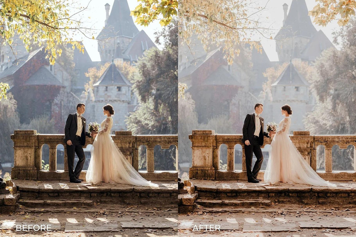 10 WEDDING FILM LIGHTROOM PRESETS, an Action Add-On by Emma Kate Creative (Photo 3 of 10)