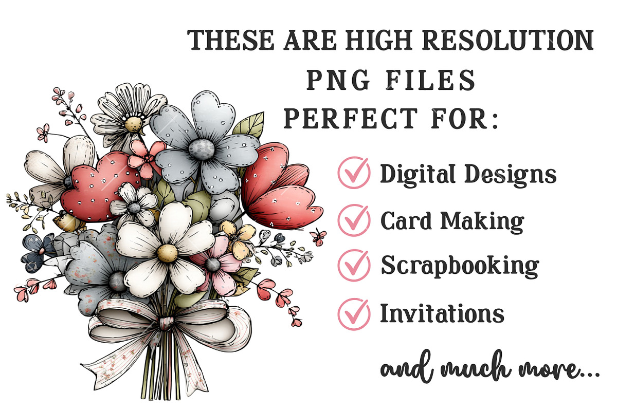 Whimsical Wildflower Clipart, an Illustration by OK Design (Photo 4 of 6)