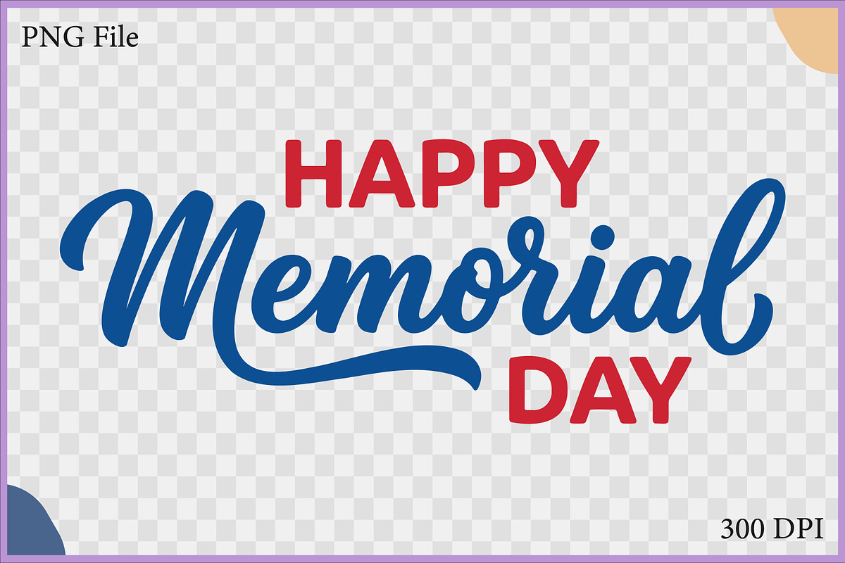 Happy Memorial Day Vector SVG, an Object Illustration by Gfx Expert Team (Photo 2 of 3)