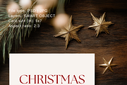 Rustic Christmas Invitation Mockup, an Advertising Mockup by Serenefeeling (Thumbnail 4 of 7)