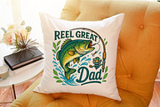 Retro Reel Great Dad Png Fishing Dad, an Illustration by Sublimation Artist (Thumbnail 6 of 9)