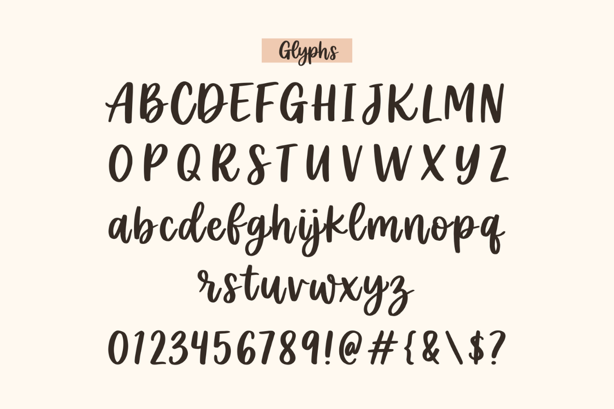 Daily Calm - Handwritten Script Font, a Script Font by Jozoor (Photo 8 of 8)