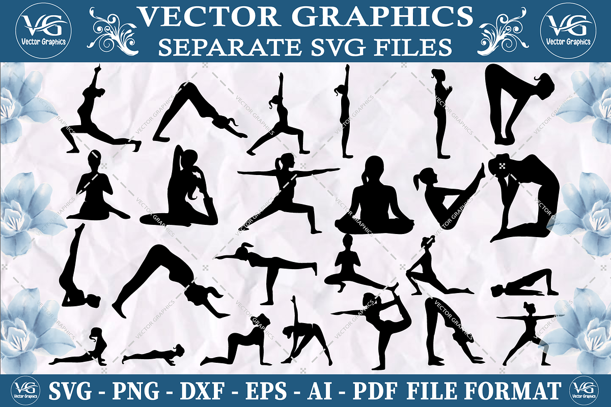 Yoga  svg design bundle file, an Object Graphic by Vector Graphics