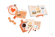 Cozy Reading Clipart Bundle, an Education Illustration by vik.stock (Thumbnail 8 of 8)