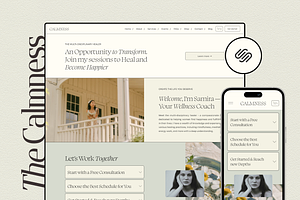 Counselor Squarespace Template