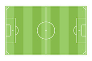 Soccer Football Field Minimalist, a Sport Illustration by Saba Vector (Thumbnail 2 of 4)